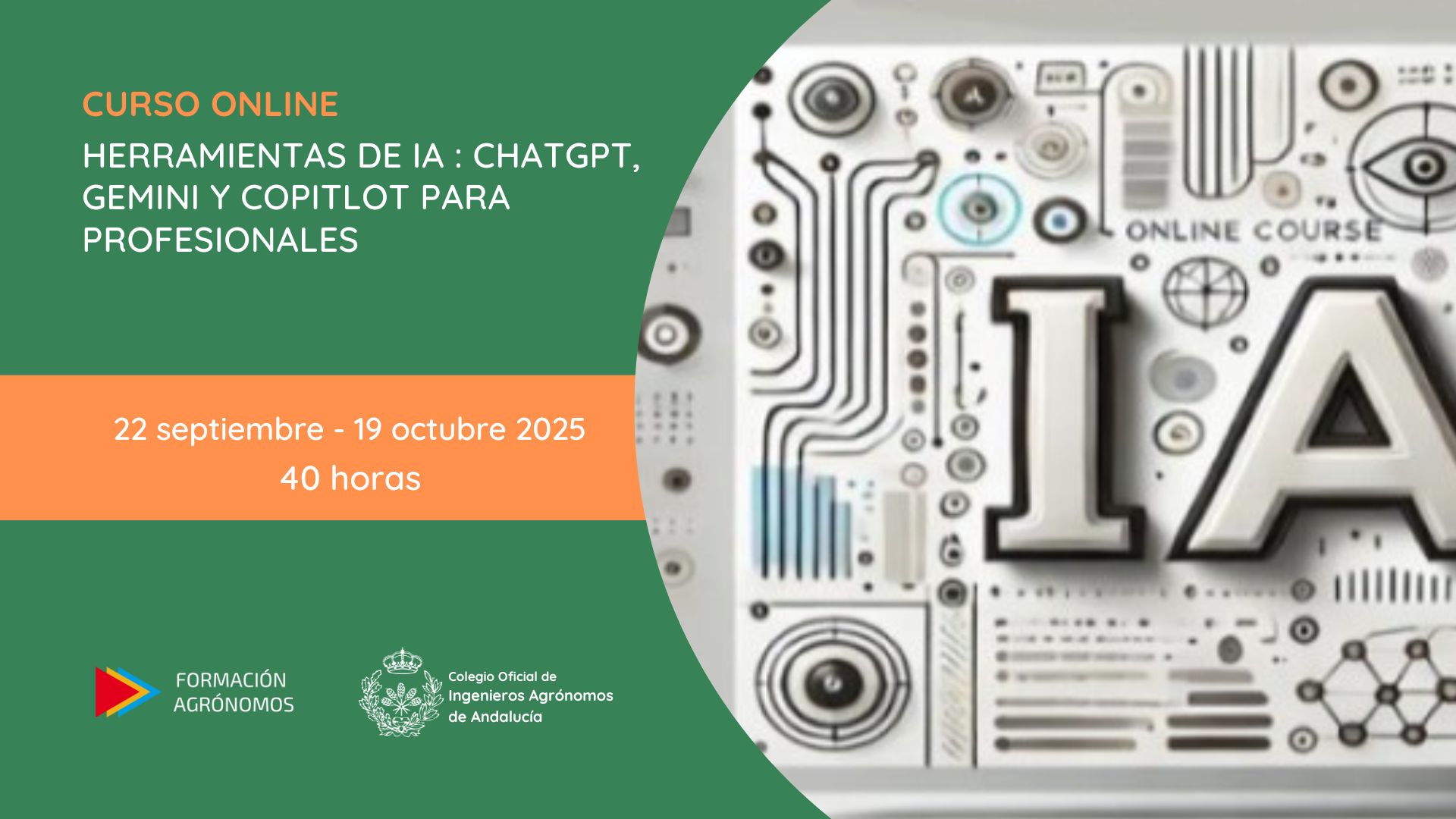Curso online de herramientas de IA: chatGPT, Gemini y Copilot para profesionales
