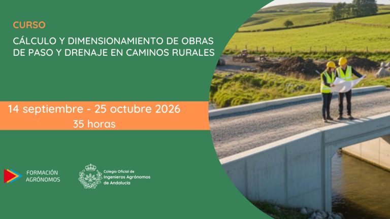 Curso cálculo y dimensionamiento de obras de paso y drenaje en caminos rurales